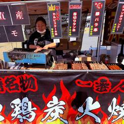 We saw two festivals, sake and grilled meats