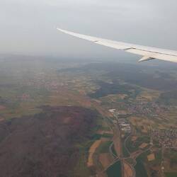 Anflug auf Zürich