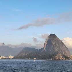 Sugar Loaf seen from the ship
