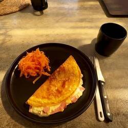 Unser Lieblingsfrühstück - Omelette made by Steffen