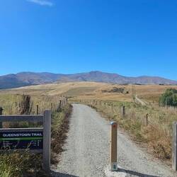 Queenstown bike trail is a network of paths that cross residential & rural areas.