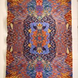 Die modernen Teppiche sind noch bunter