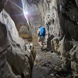 Shelter cave where hundreds of villagers lived during the day for 3 years