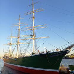 Rickmer Rickmers, Museumsschiff im Hamburger Hafen