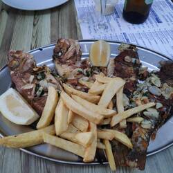 Fischplatte für zwei