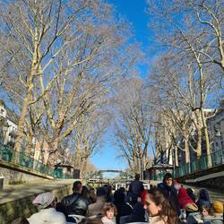 Along the canal