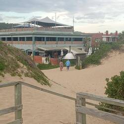 Looking across to Pili Pili from the lookout deck