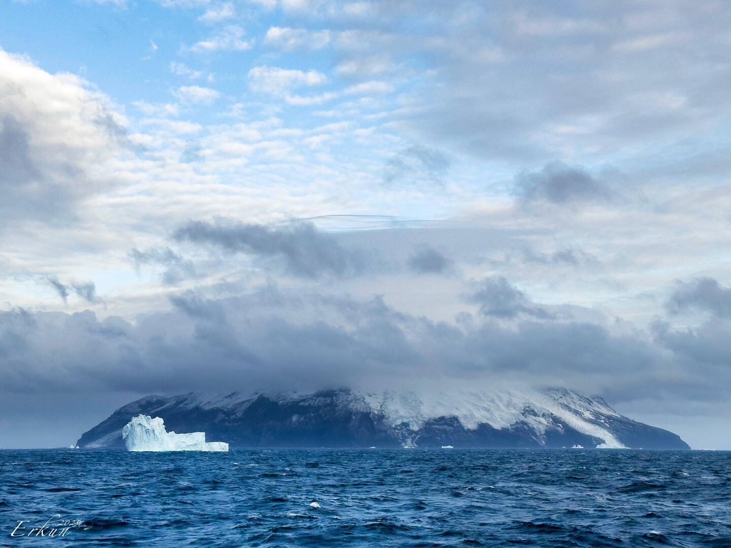 Hello Visokoi Island — South Sandwich Islands.