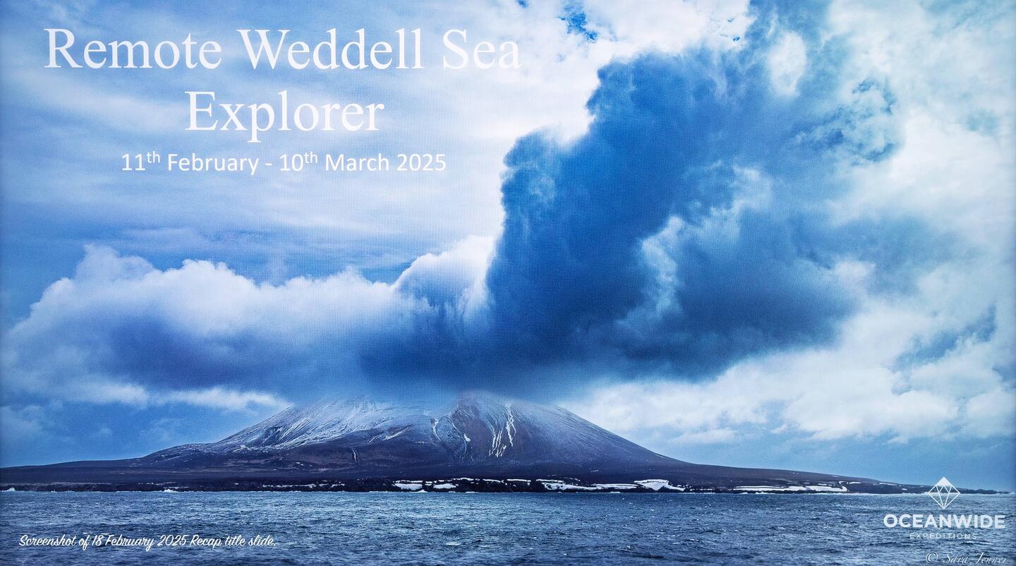 Title slide for today's recap ... I wonder how many have a similar photo? I know I do.