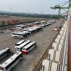 So sieht das aus, wenn ein Cruise Ship anlegt