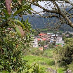 Blick auf Papallacta