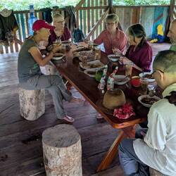 Gestern bei den Siona