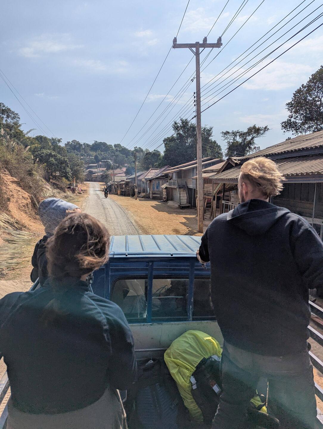 Leaving the national park