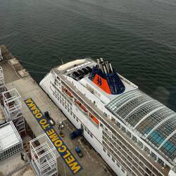 Schiff mal von oben, ganz ohne Drohne