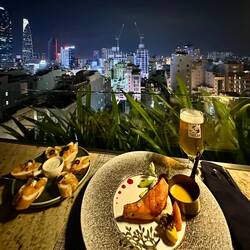 Dinner mit Ausblick