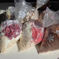 Frühstück für sechs Tage