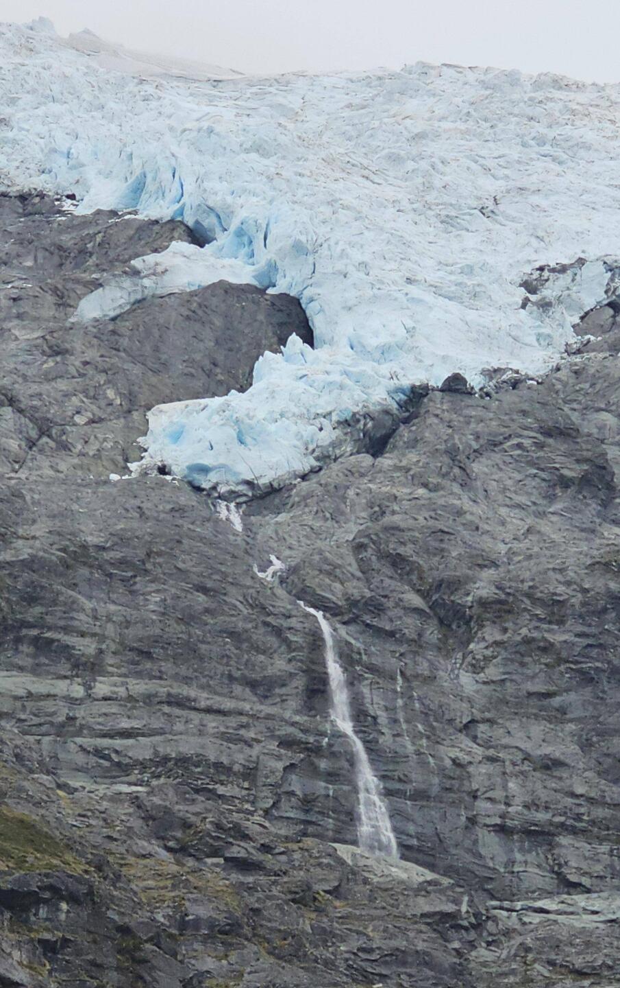 This is our eventual objective: the Rob Roy Glacier.