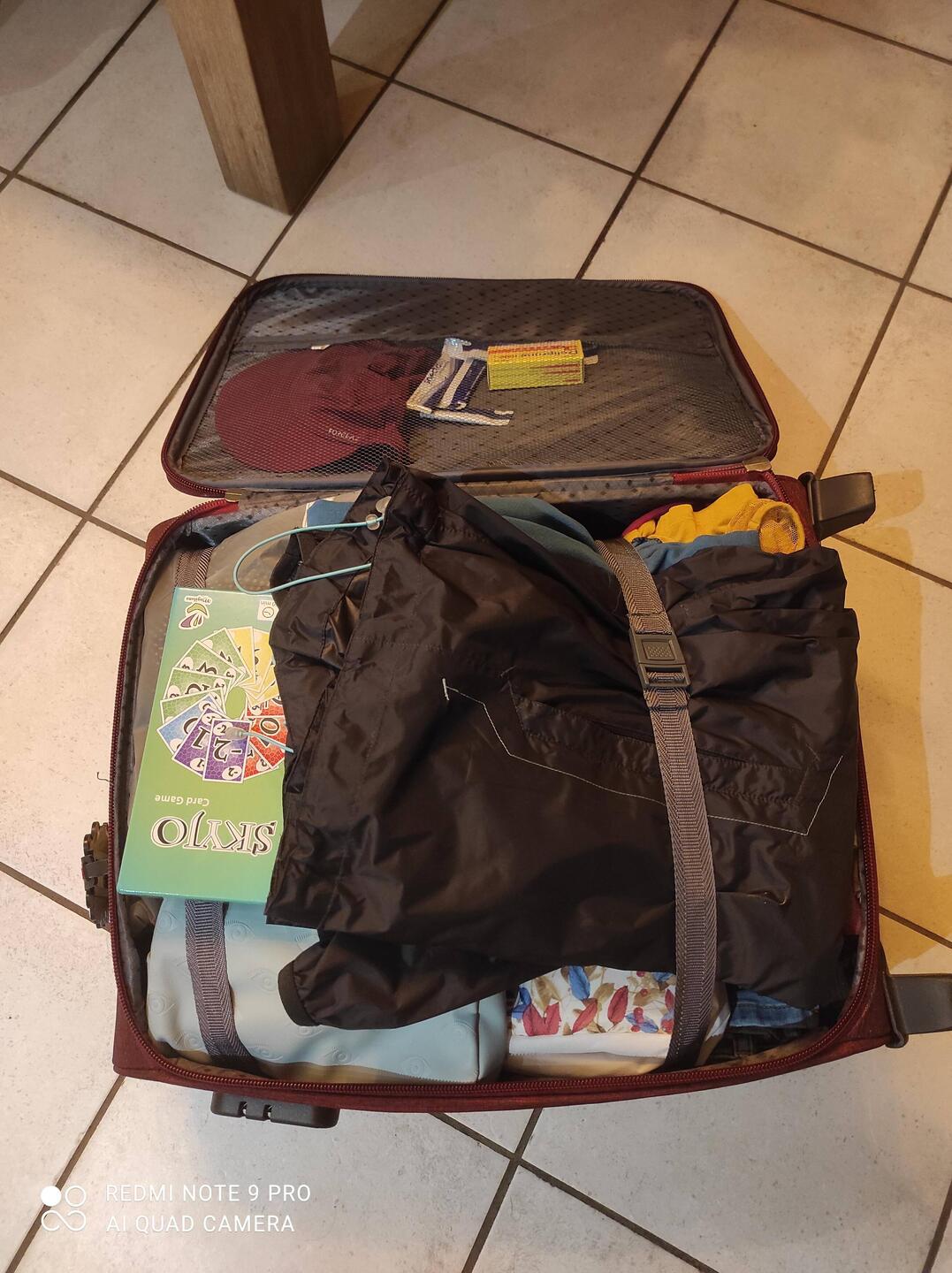 Valise bouclée 😉