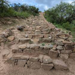 Stairs up to one of the sacred pre-incan sites