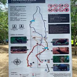 Map vo Komodo Island ☺️ Die Treks chasch mache zum wildi Komodo Warane gseh ☺️