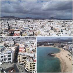 Aussicht vom 17. Stockwerk des Gran Hotels