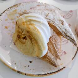 Blätterteig mit Eischnee