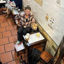 Gemütliches enges Café