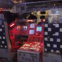 Cockpit Apollo Kapsel