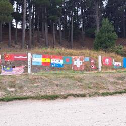 A neat little local decor added to a viewpoint stop. We (US) don't seem to be represented. :(