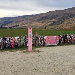 Kid you not: this is a bra fence. Google it. I guess we have bra trees in skiing...so why not...? 🤔