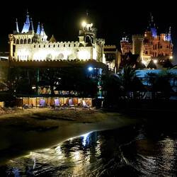 A kind of Columbian Disneyland: kitsch-like construction (Hotel, spa, restaurants), Arboletes.