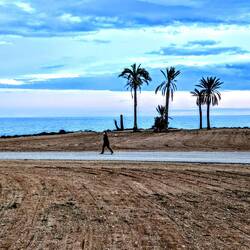 mit großem Schritt voraus