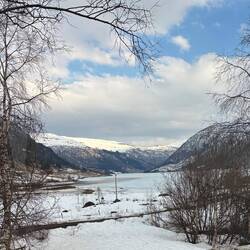 Nach ca. 20 Tunnelkilometer war es wieder kalt und verschneit