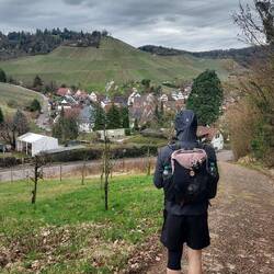 Man beachte Henros Rucksack. Verliert für mich auch nach 2 Tagen nicht an Faszination😅