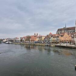 Die Donau in Regensburg