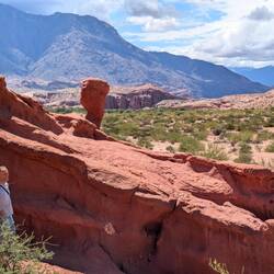 Beautiful rockformations just outside Cafayate