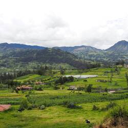 Schönes, grünes Ecuador.... tat unseren Augen gut nach der Wüste.