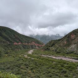 Towards Salta the weather was wetter and the scenery a lot greener