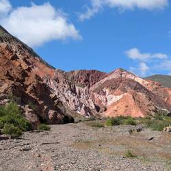 Coloured mountains walk