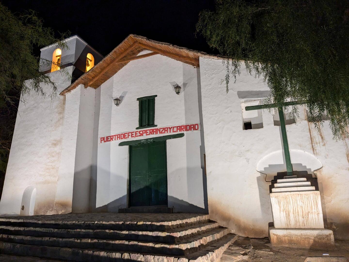 Old church of adobe (mud)