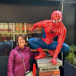 Had to get a pic of Meemaw with Spidey for Bowen