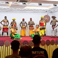 Cultural show in the auditorium