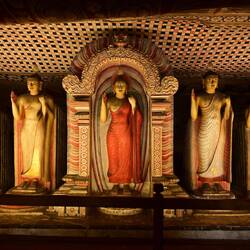 Inside the Dambulla Cave Temples