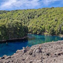Laguna Arcoiris, vom Lavadamm us gseh