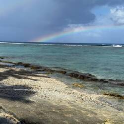 Rainbow! A couple of light passing showers