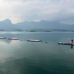 Early morning lake zen