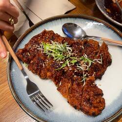Bbq Fried chicken cutlet