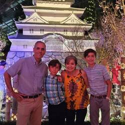 The gang in the Flower Dome.