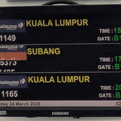 Erst 15:30 Uhr von Penang nach Kuala Lumpur