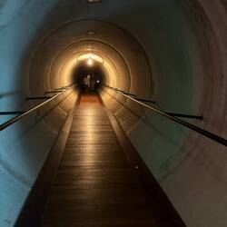 Navigating this museum felt like touring a Bond villain lair!